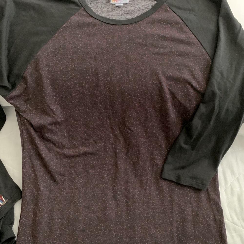 Women’s Large LuLaRoe 3/4 sleeve raglan.